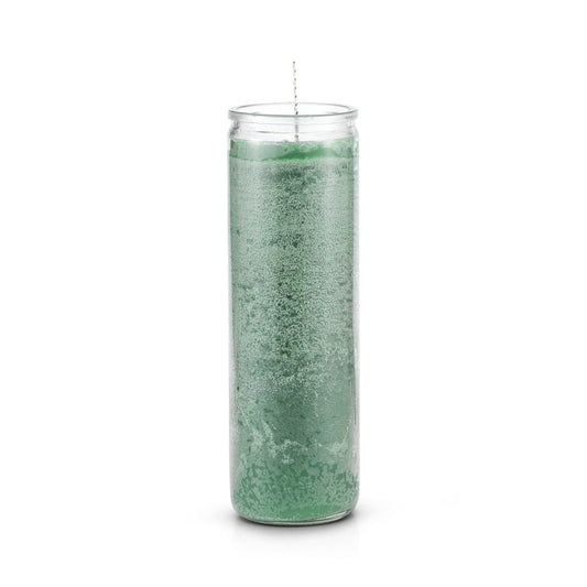 Green Spiritually Blessed Ritual 7 Day Candle