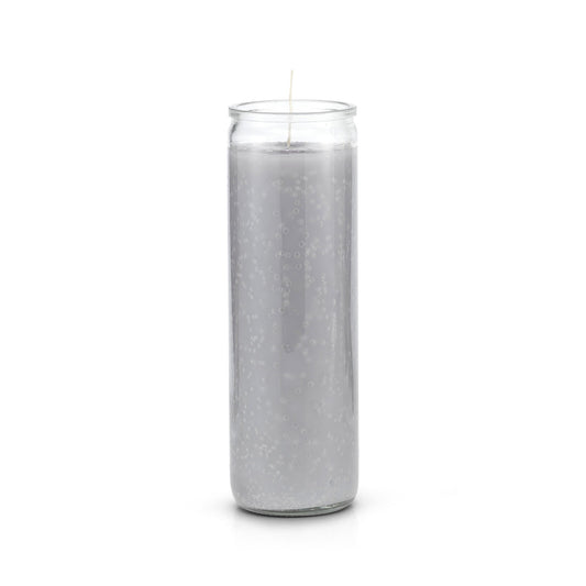 Silver Spiritually Blessed Ritual 7 Day Candle