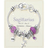 Aries Zodiac Symbol Charm Beaded Bracelets
